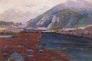 Jean Mannheim Aliso Canyon and Bridge at Coast Highway,n.d. oil painting